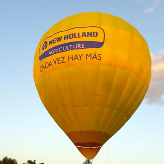 Globo publicidad New Holland