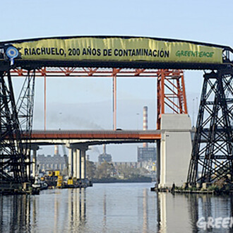 Cartel Gigante Greenpeace