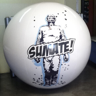 Pelota inflable para evento